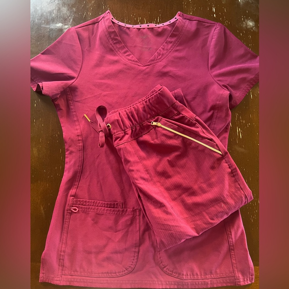 Pink Scrub Set